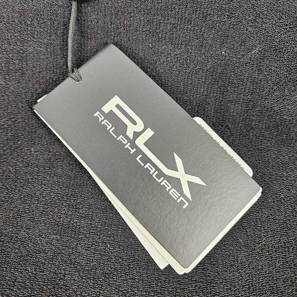 New Ralph Lauren Men's Black White Glen Plaid Hooded Golf Zip Jacket Size XL - Picture 5 of 11